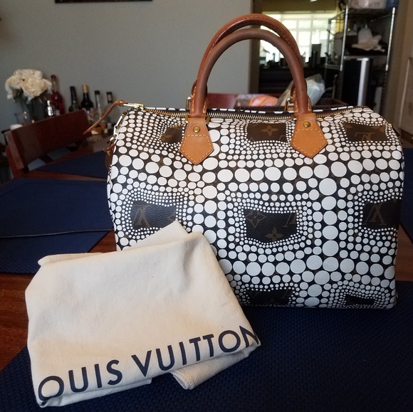 SOLD@! Limited Edit. LV Speedy 30 YAYOI KUSAMA - - Picture 3 of 12